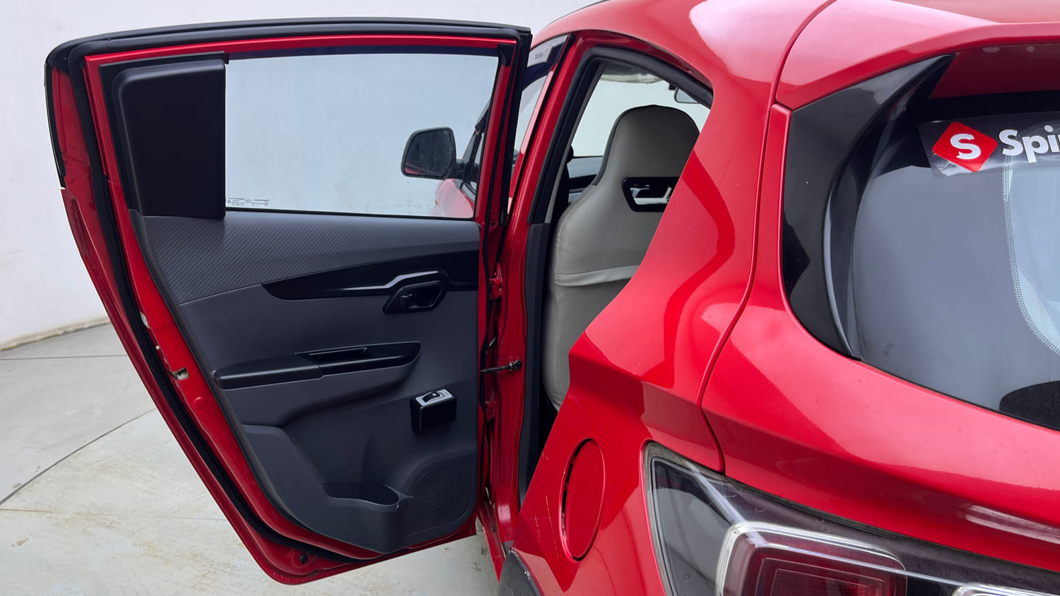Used 2021 Mahindra KUV100 NXT K2 Plus 6 STR Petrol Manual interior LEFT REAR DOOR OPEN VIEW