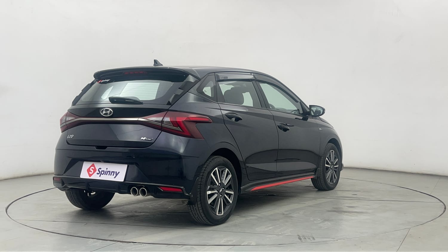 Used 2023 Hyundai i20 N Line N8 1.0 Turbo DCT Petrol Automatic exterior RIGHT REAR CORNER VIEW