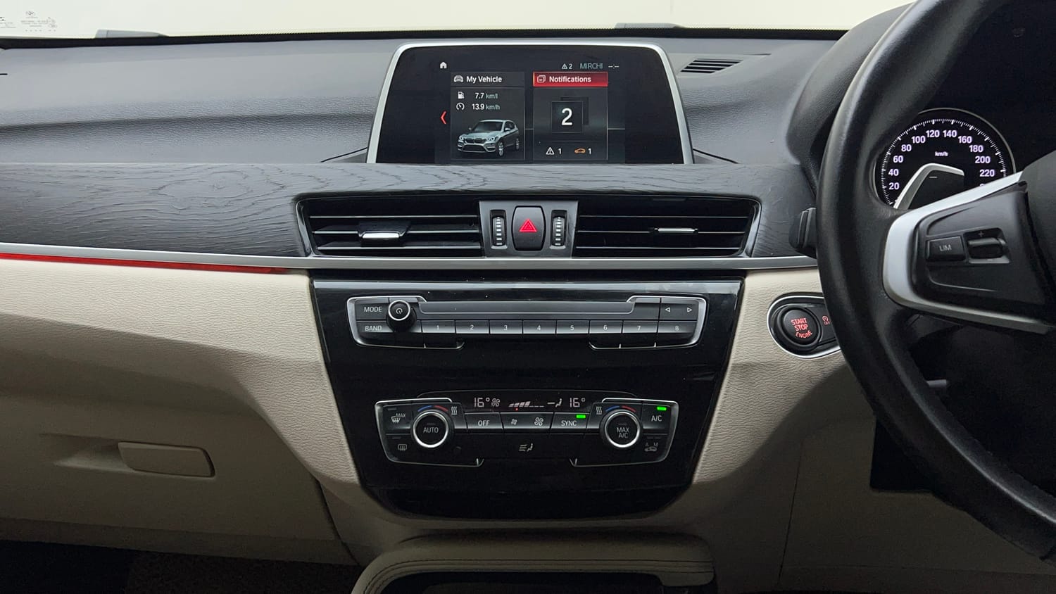 Used 2019 BMW X1 sDrive20d xLine Diesel Automatic interior MUSIC SYSTEM & AC CONTROL VIEW