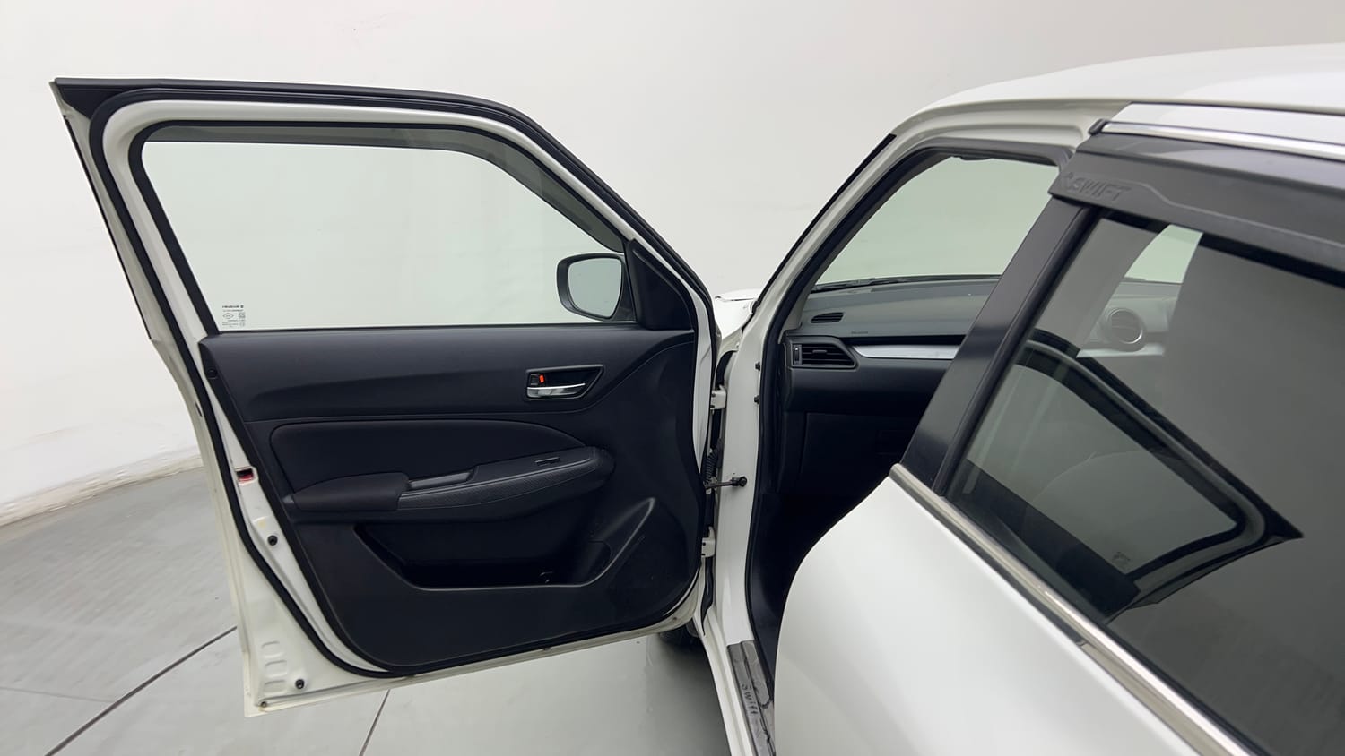 Used 2021 Maruti Suzuki Swift VXi AMT Petrol Automatic interior LEFT FRONT DOOR OPEN VIEW