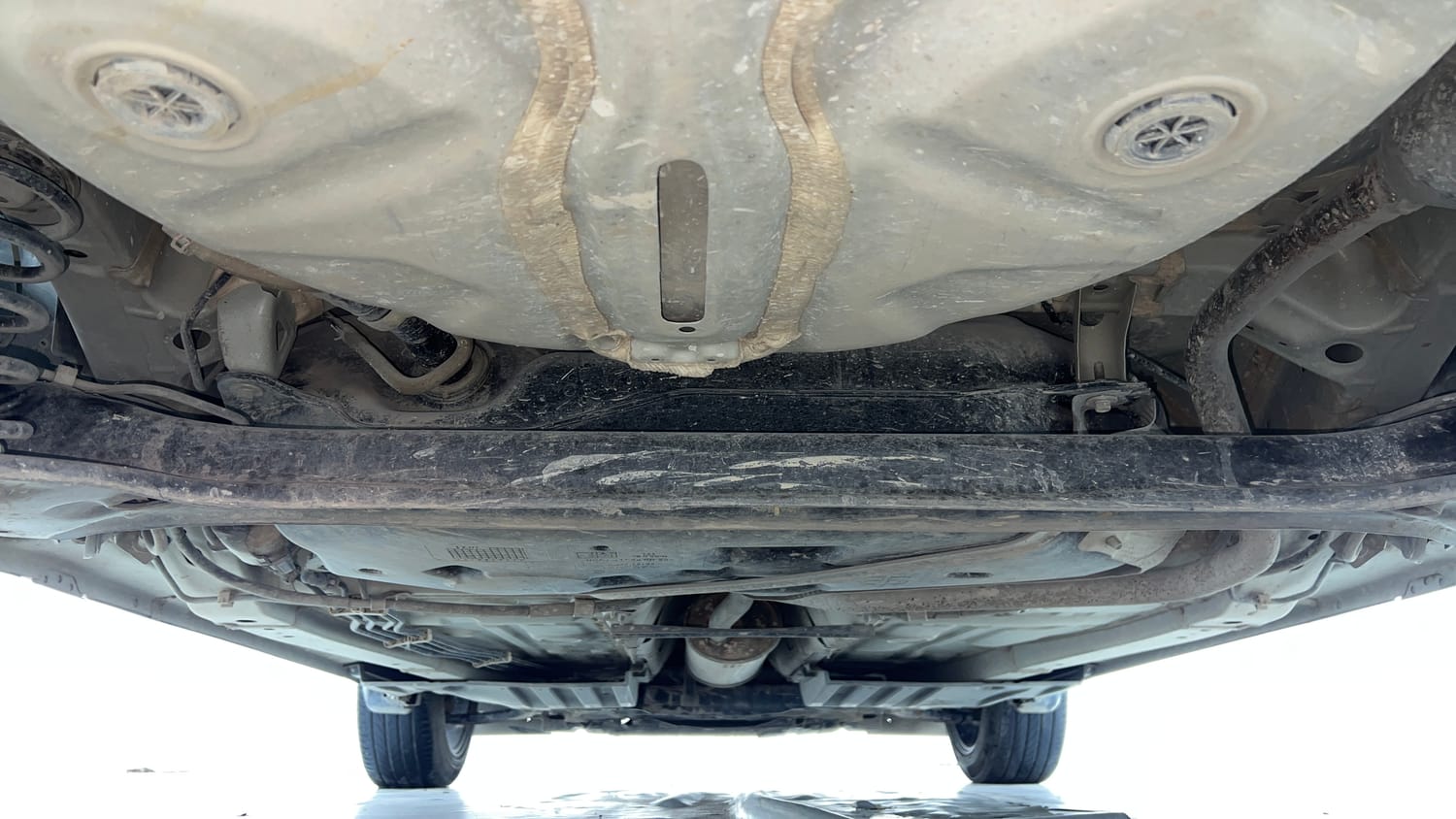Used 2021 Maruti Suzuki Swift VXi AMT Petrol Automatic extra REAR UNDERBODY VIEW (TAKEN FROM REAR)
