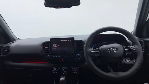 Used 2024 Hyundai Venue N-Line N8 DCT Dual Tone Petrol Automatic interior DASHBOARD VIEW