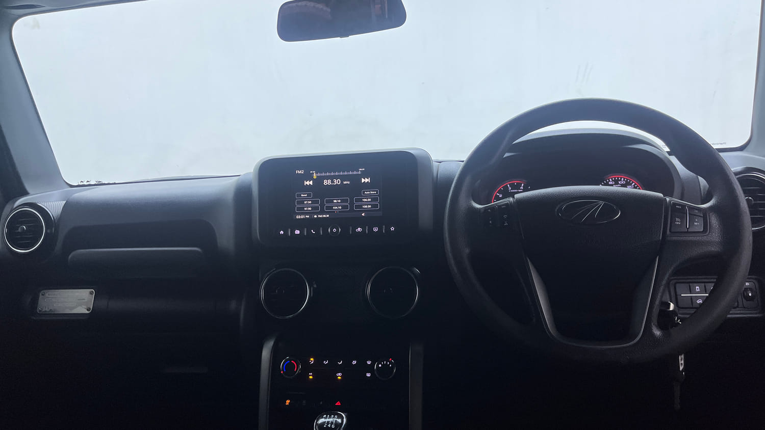 Used 2022 mahindra Thar LX Hard Top Diesel MT 4WD Diesel Manual interior DASHBOARD VIEW
