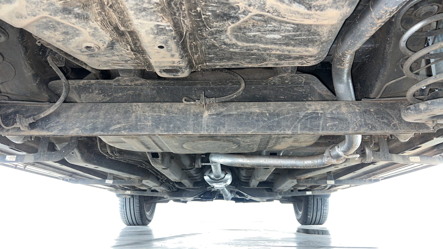 Used 2023 Tata Nexon XZ Plus LUXS Diesel Diesel Manual extra REAR UNDERBODY VIEW (TAKEN FROM REAR)