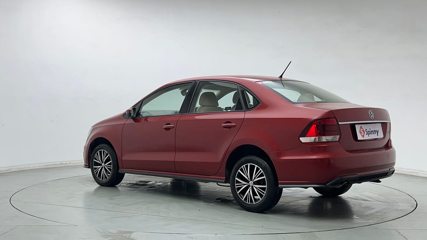 Used 2019 Volkswagen Vento Highline 1.2 (P) AT Petrol Automatic exterior LEFT REAR CORNER VIEW