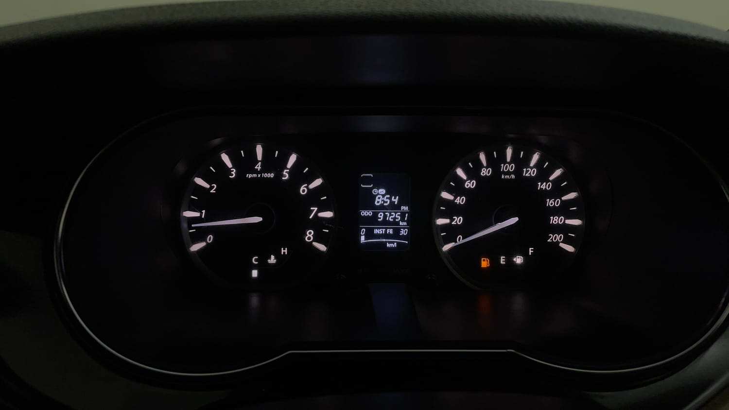 Used 2014 Tata Zest XT Petrol Petrol Manual interior CLUSTERMETER VIEW