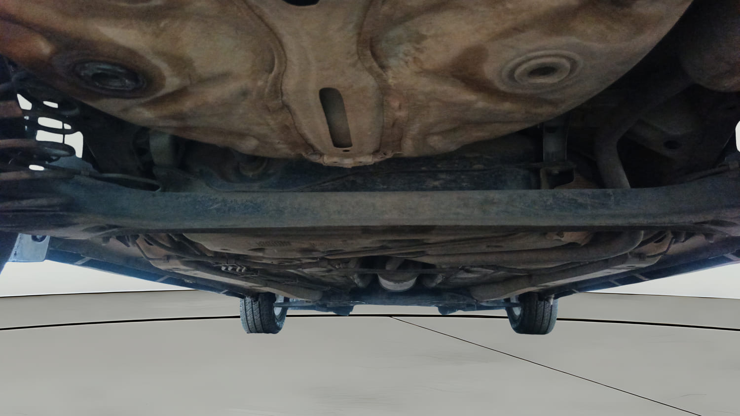 Used 2019 Maruti Suzuki Swift ZDi Plus AMT Diesel Automatic extra REAR UNDERBODY VIEW (TAKEN FROM REAR)