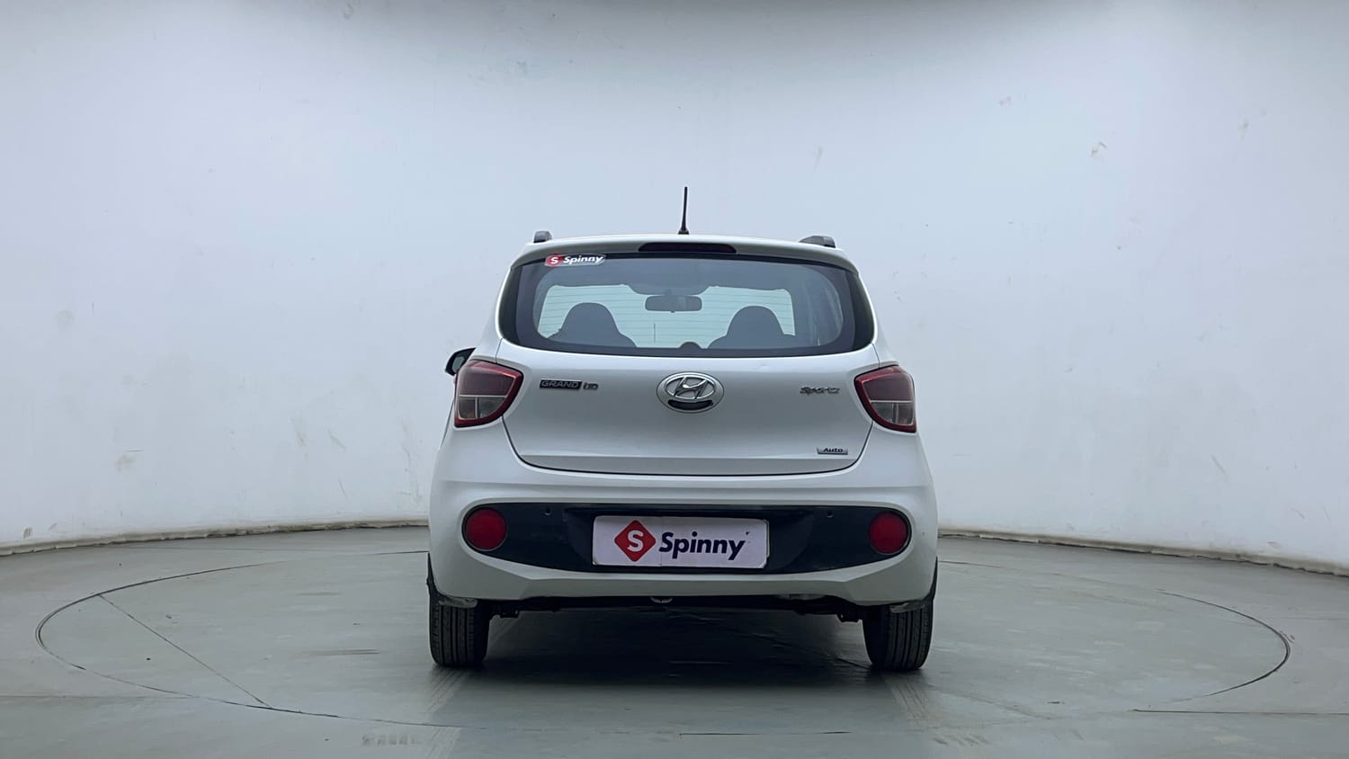 Used 2017 Hyundai Grand i10 Sportz (O) AT 1.2 Kappa VTVT Petrol Automatic exterior BACK VIEW
