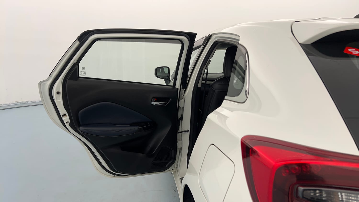 Used 2023 Maruti Suzuki Baleno Zeta MT Petrol Manual interior LEFT REAR DOOR OPEN VIEW