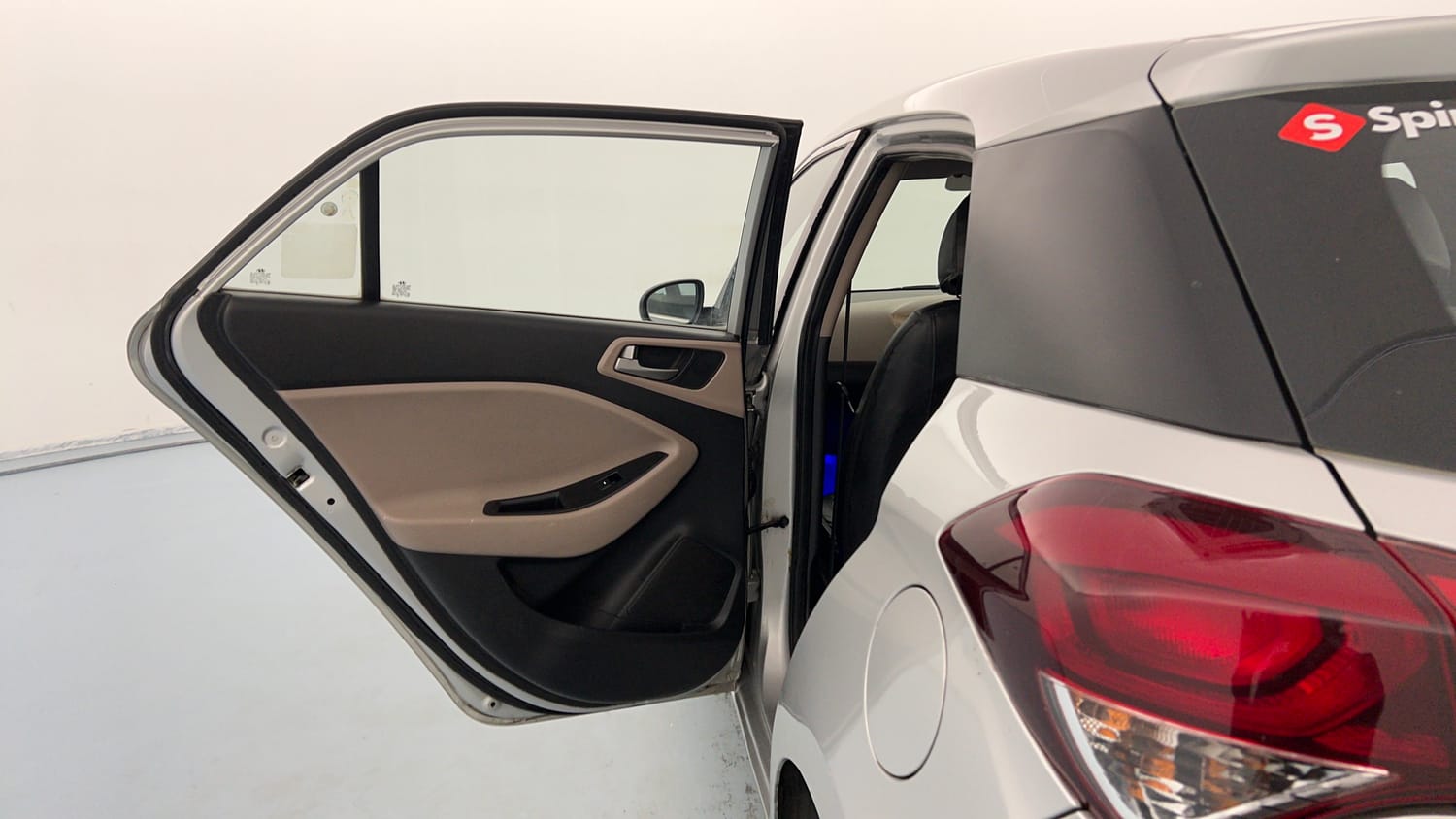 Used 2015 Hyundai Elite i20 Magna 1.2 Petrol Manual interior LEFT REAR DOOR OPEN VIEW
