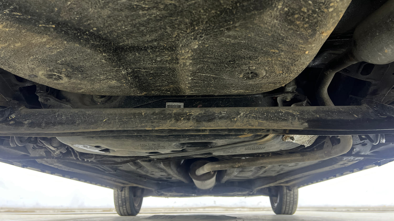 Used 2024 Maruti Suzuki Ignis Alpha 1.2 AMT Petrol Automatic extra REAR UNDERBODY VIEW (TAKEN FROM REAR)