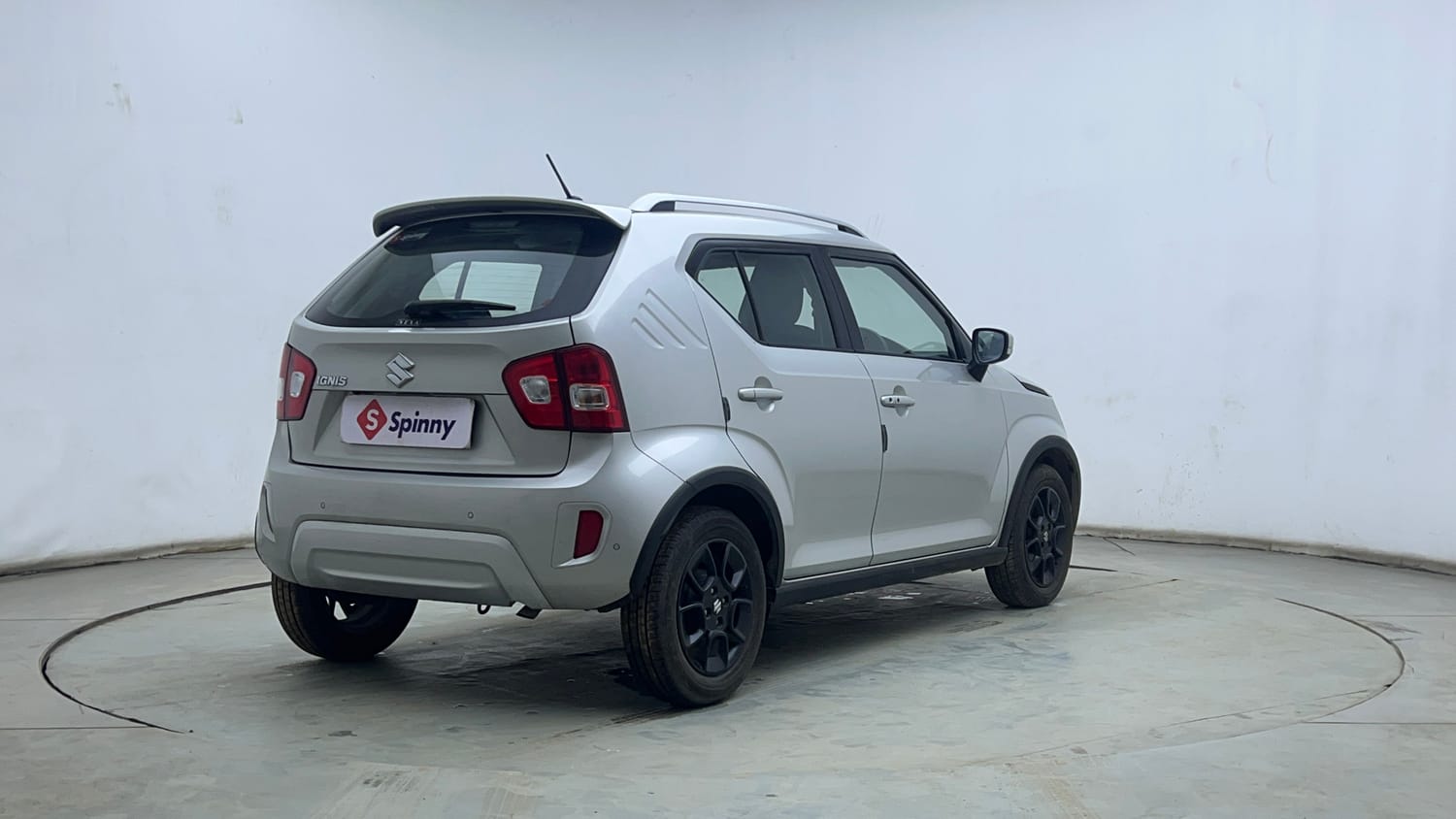 Used 2024 Maruti Suzuki Ignis Alpha 1.2 AMT Petrol Automatic exterior RIGHT REAR CORNER VIEW