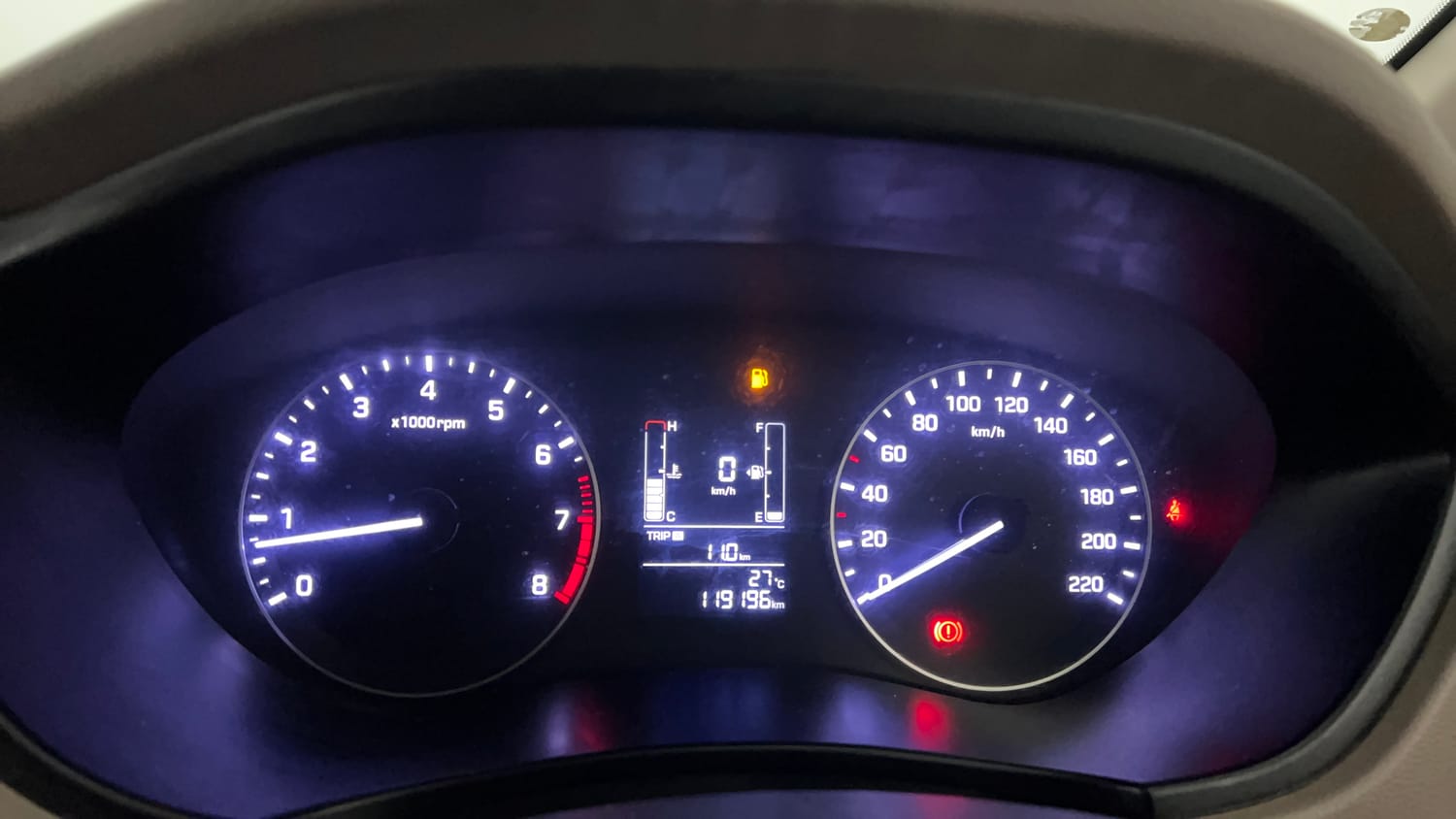Used 2015 Hyundai Elite i20 Magna 1.2 Petrol Manual interior CLUSTERMETER VIEW