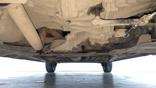 Used 2022 Maruti Suzuki Wagon R ZXI Plus 1.2 Petrol Manual extra FRONT LEFT UNDERBODY VIEW
