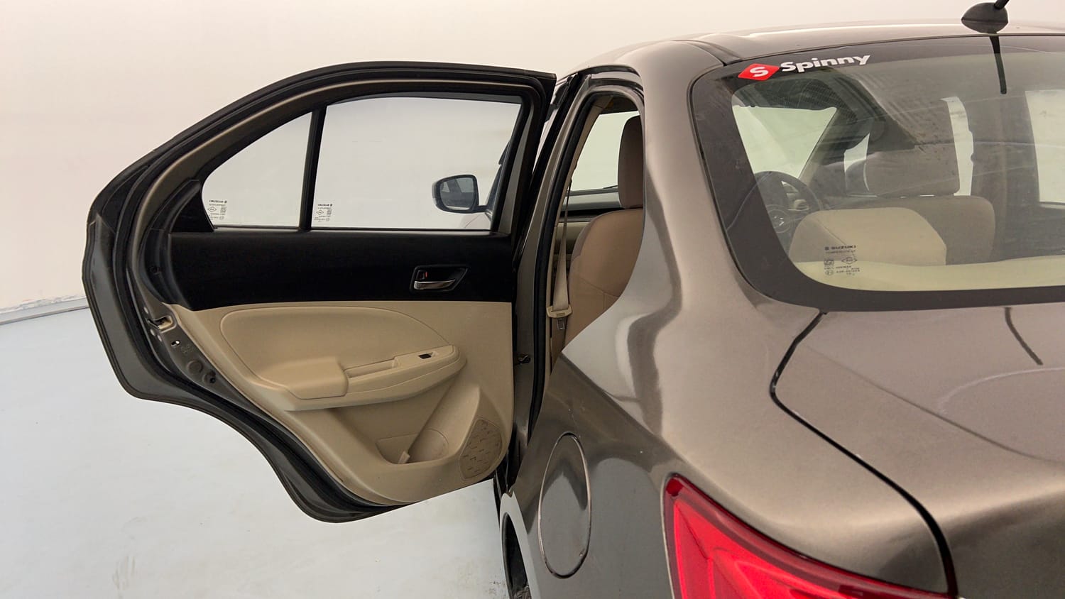 Used 2020 Maruti Suzuki Dzire VXi Petrol Manual interior LEFT REAR DOOR OPEN VIEW