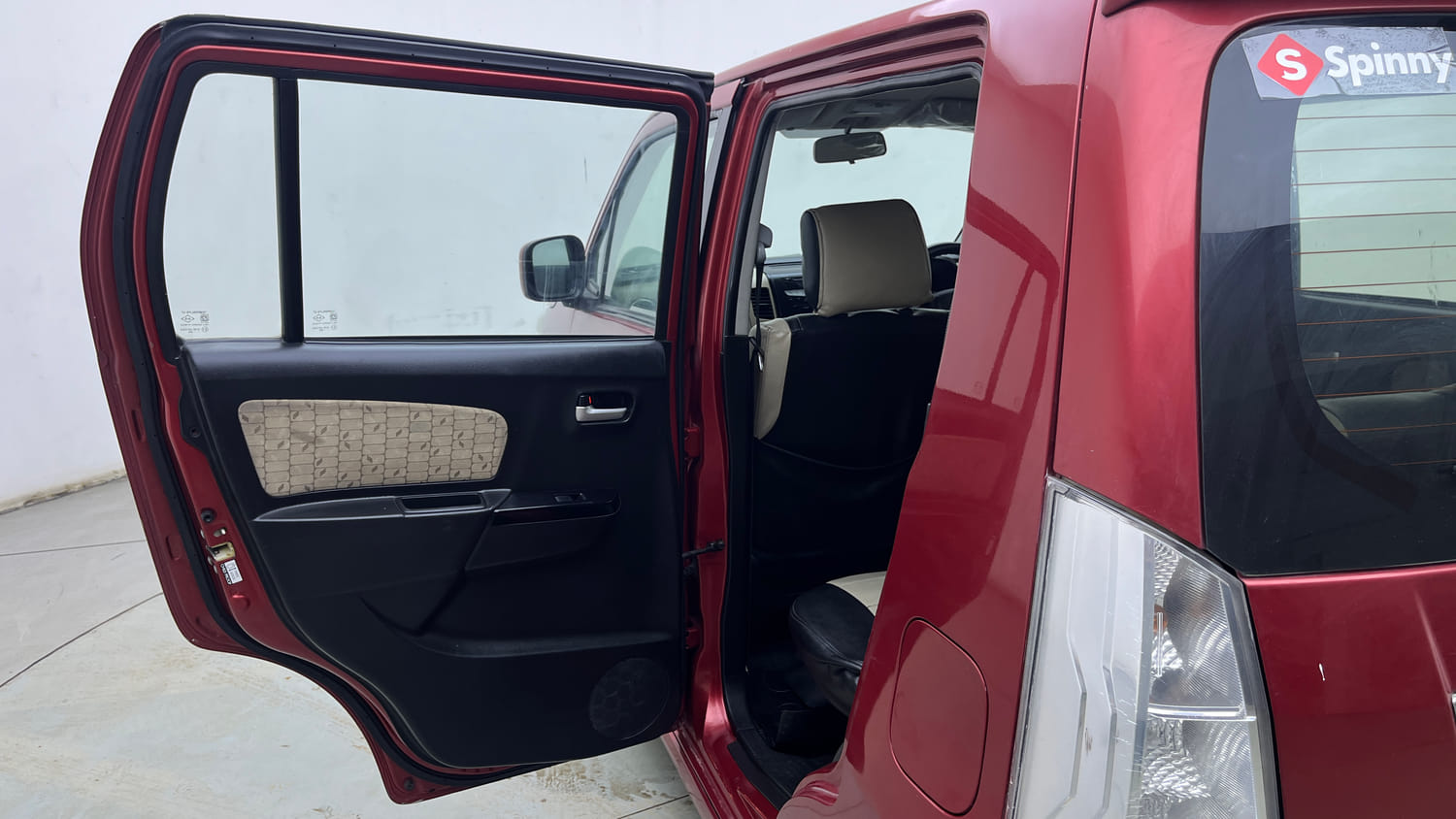 Used 2017 Maruti Suzuki Wagon R VXI+ Petrol Manual interior LEFT REAR DOOR OPEN VIEW
