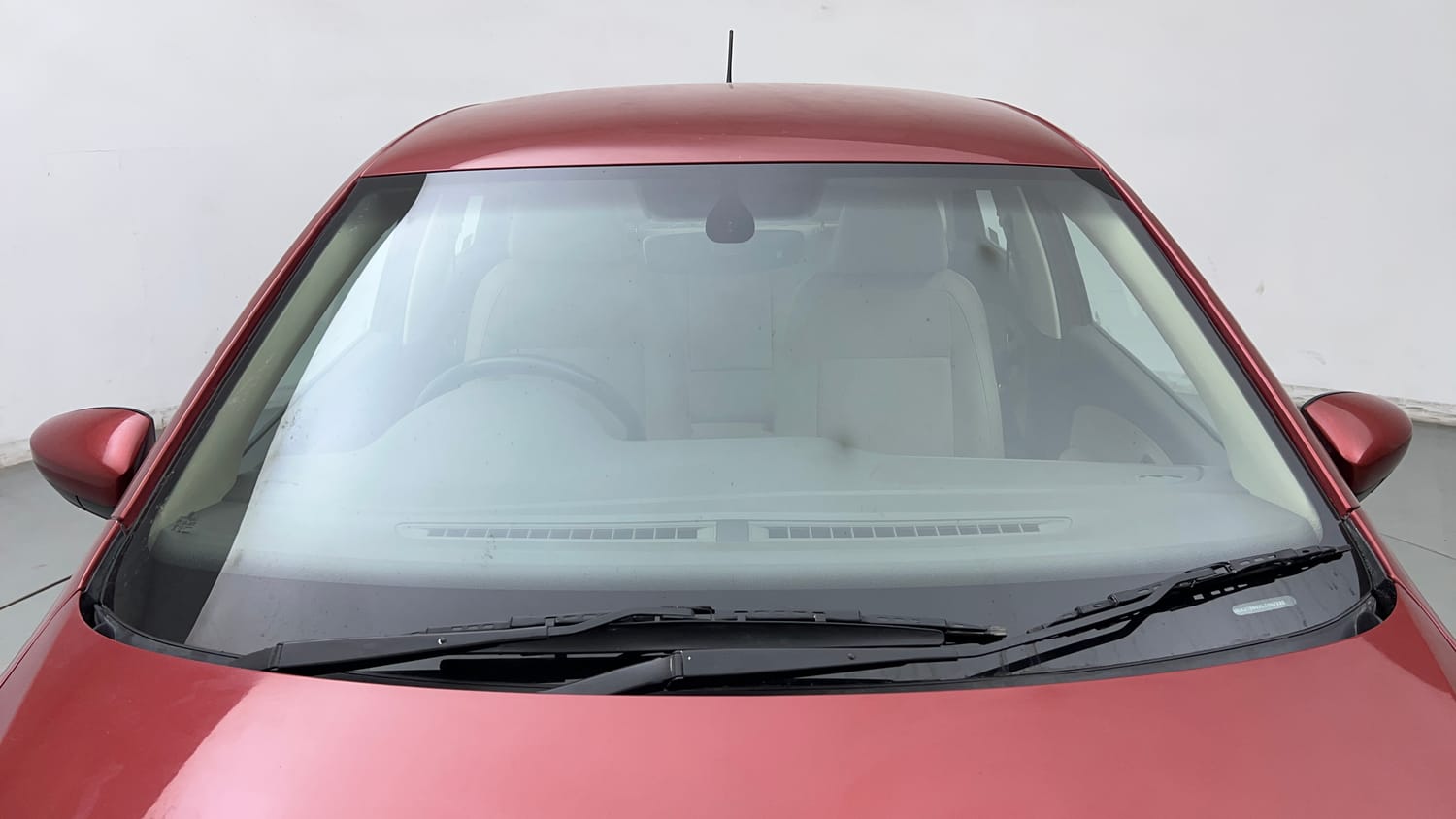 Used 2019 Volkswagen Vento Highline 1.2 (P) AT Petrol Automatic exterior FRONT WINDSHIELD VIEW