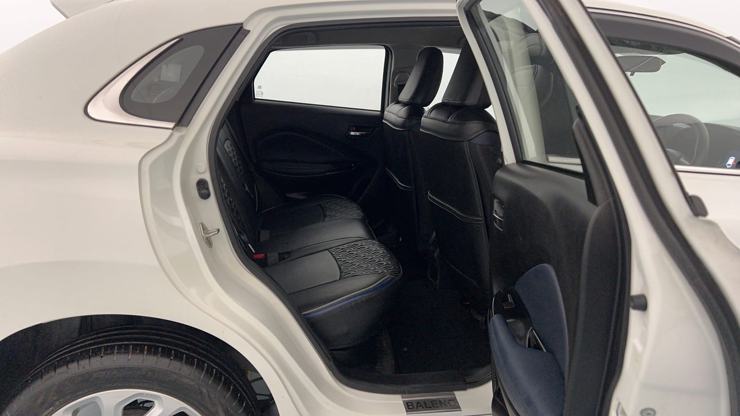 Used 2023 Maruti Suzuki Baleno Zeta MT Petrol Manual interior RIGHT SIDE REAR DOOR CABIN VIEW