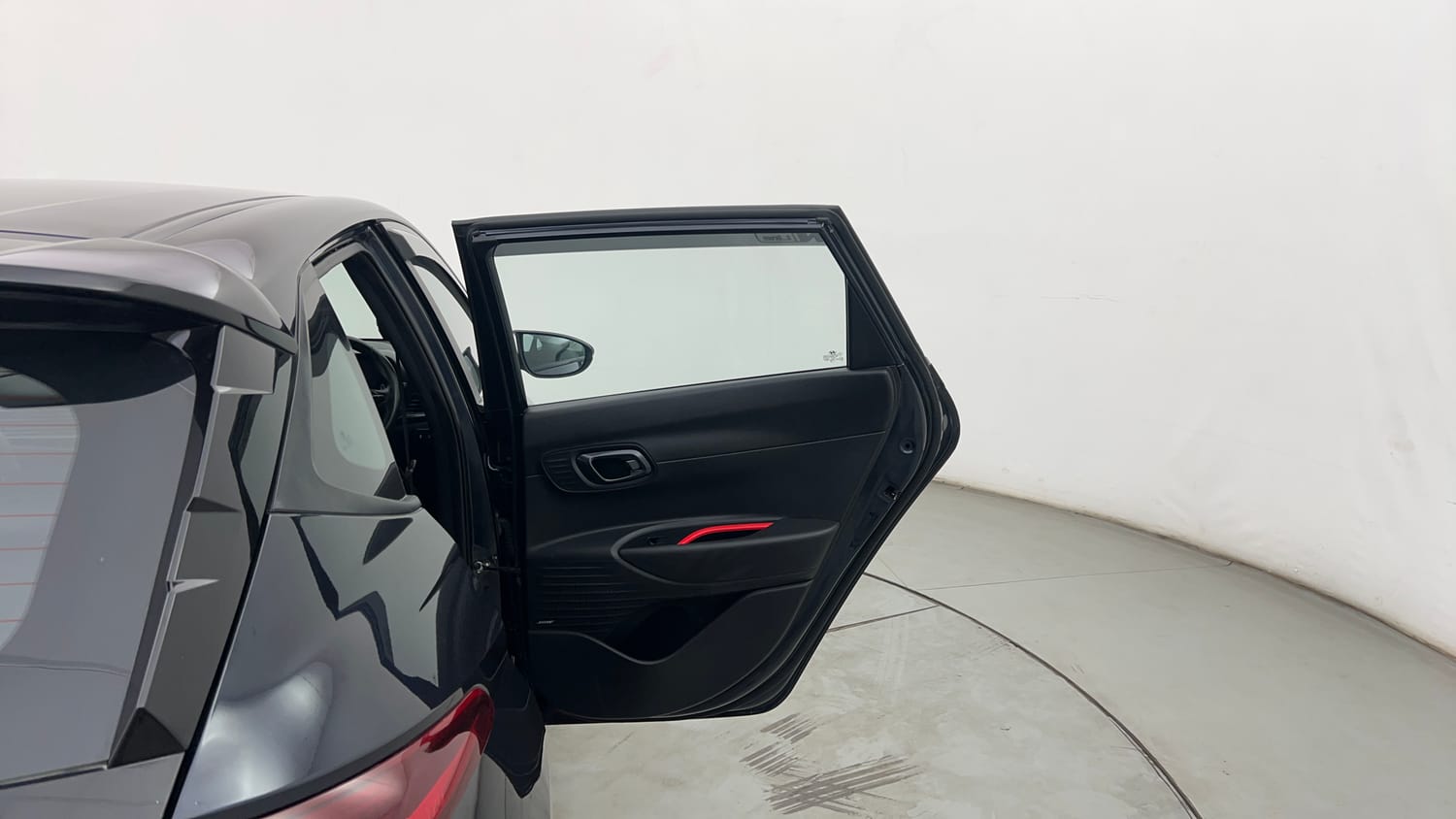 Used 2023 Hyundai i20 N Line N8 1.0 Turbo DCT Petrol Automatic interior RIGHT REAR DOOR OPEN VIEW