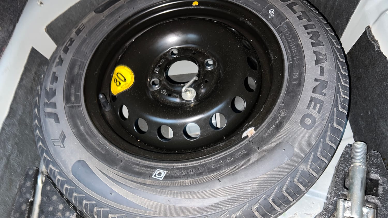 Used 2021 Tata Tigor XZ Petrol Manual tyres SPARE TYRE VIEW