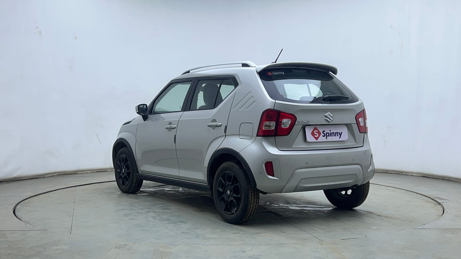 Used 2024 Maruti Suzuki Ignis Alpha 1.2 AMT Petrol Automatic exterior LEFT REAR CORNER VIEW