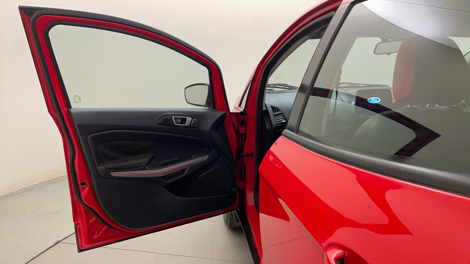 Used 2018 Ford EcoSport Titanium + 1.5L TDCi Diesel Manual interior LEFT FRONT DOOR OPEN VIEW