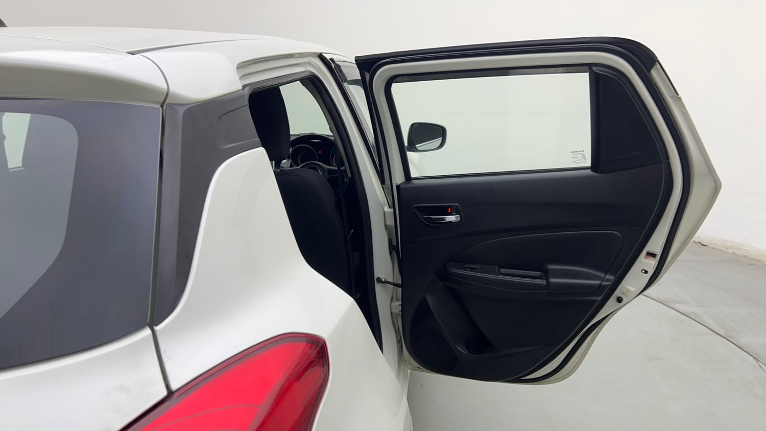 Used 2021 Maruti Suzuki Swift VXi AMT Petrol Automatic interior RIGHT REAR DOOR OPEN VIEW