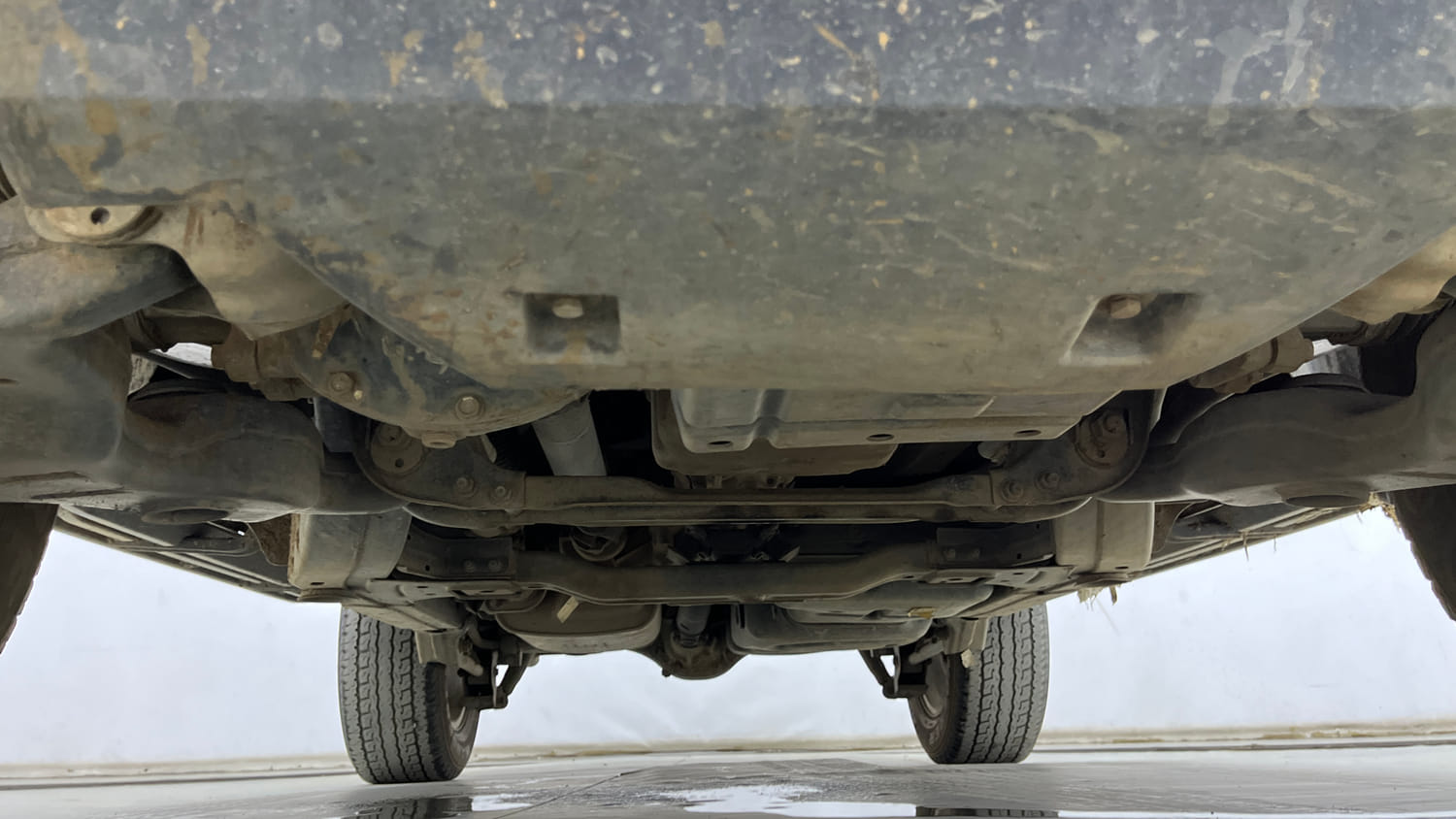 Used 2022 mahindra Thar LX Hard Top Diesel MT 4WD Diesel Manual extra FRONT LEFT UNDERBODY VIEW