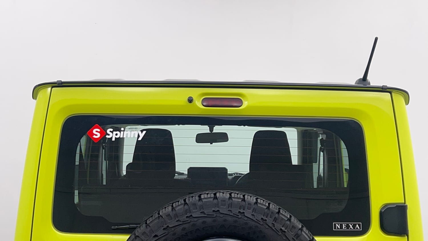 Used 2023 Maruti Suzuki Jimny Alpha AT Petrol Automatic exterior BACK WINDSHIELD VIEW