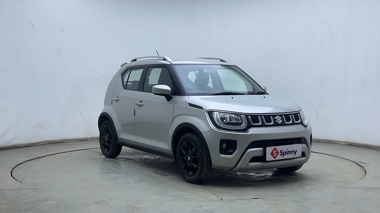 Used 2024 Maruti Suzuki Ignis Alpha 1.2 AMT Petrol Automatic exterior RIGHT FRONT CORNER VIEW