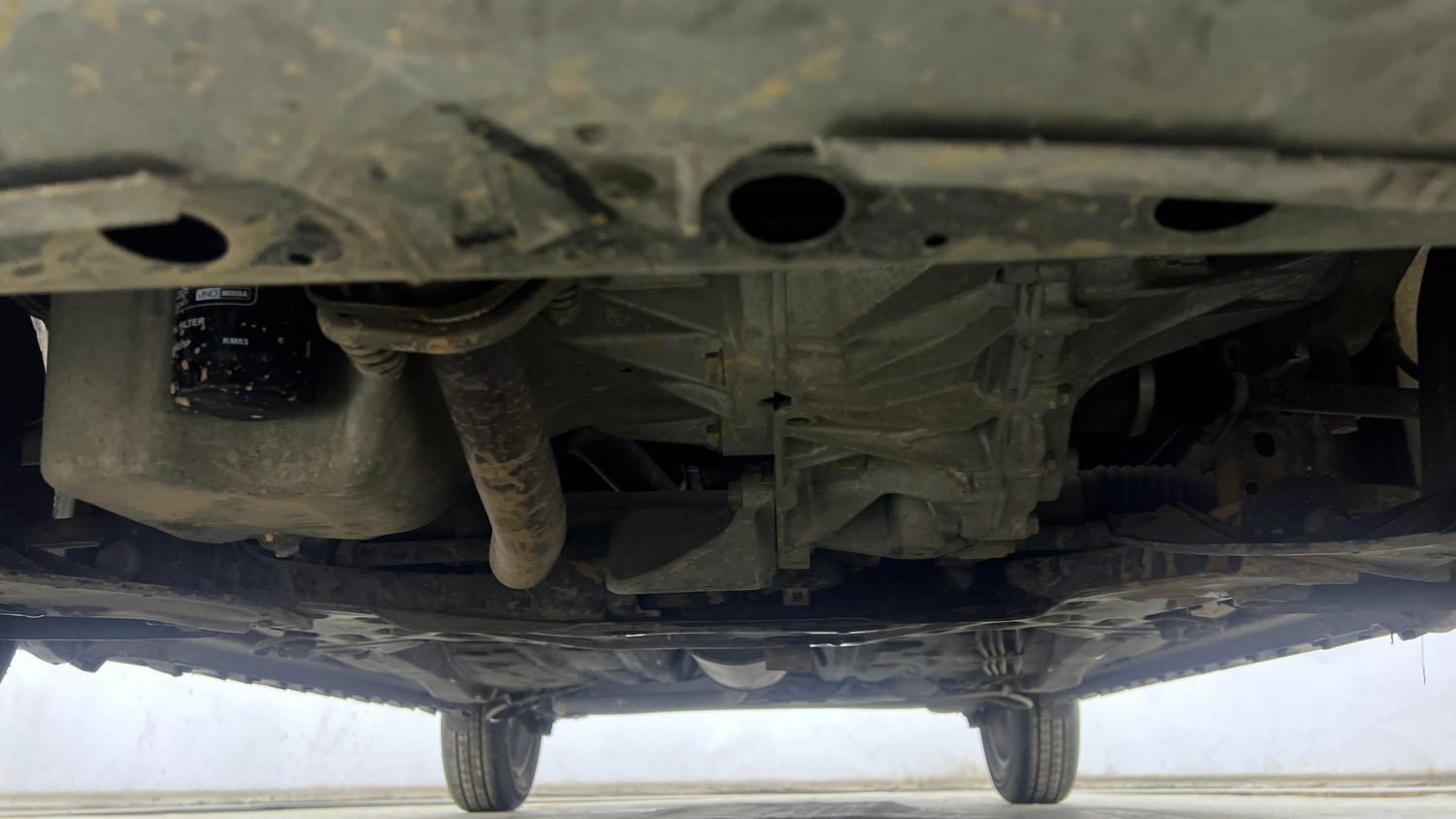 Used 2024 Maruti Suzuki Ignis Alpha 1.2 AMT Petrol Automatic extra FRONT LEFT UNDERBODY VIEW