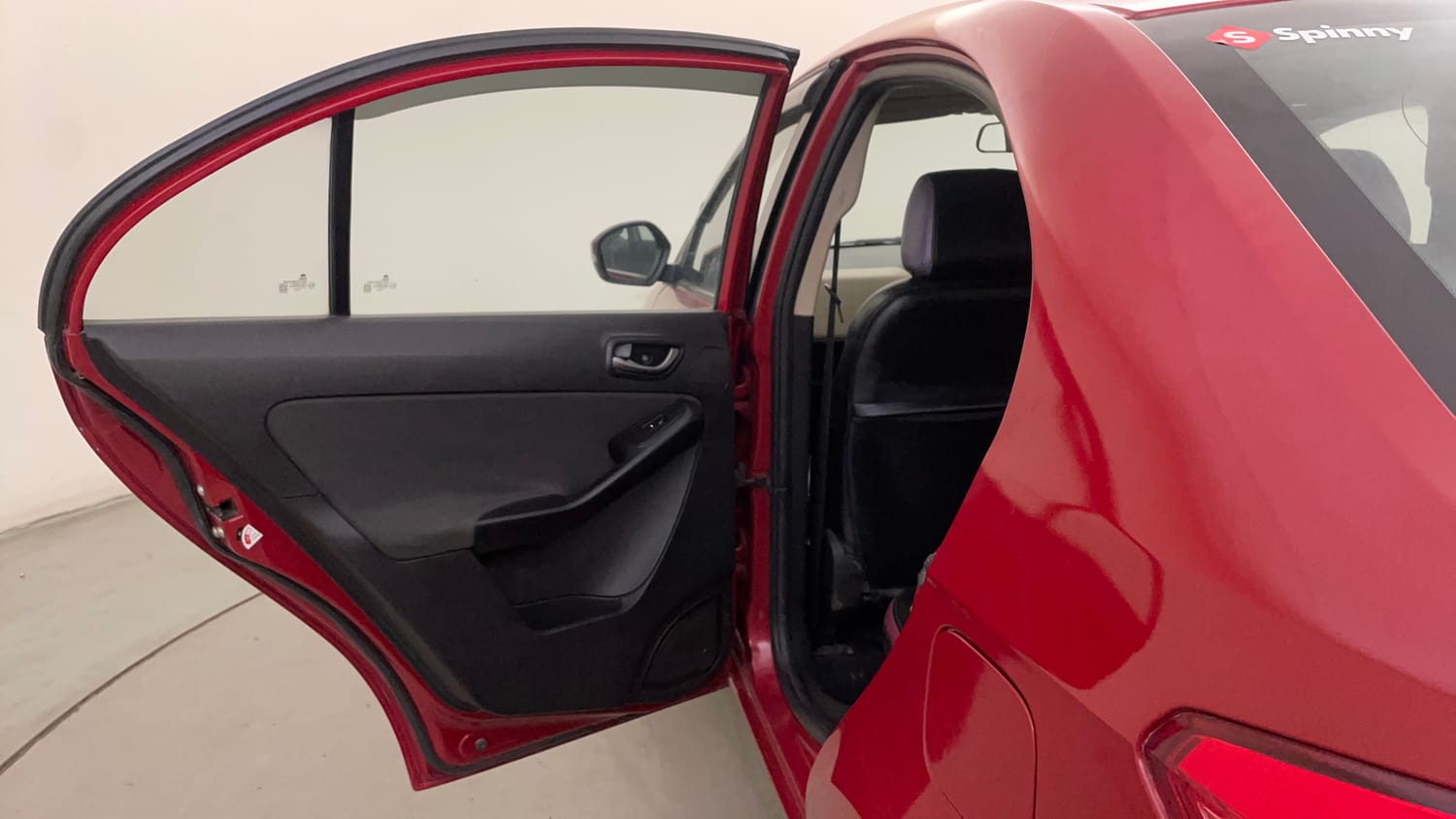 Used 2014 Tata Zest XT Petrol Petrol Manual interior LEFT REAR DOOR OPEN VIEW