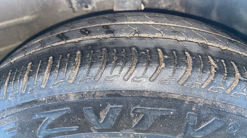 Used 2022 Maruti Suzuki Wagon R ZXI Plus 1.2 Petrol Manual tyres RIGHT FRONT TYRE TREAD VIEW