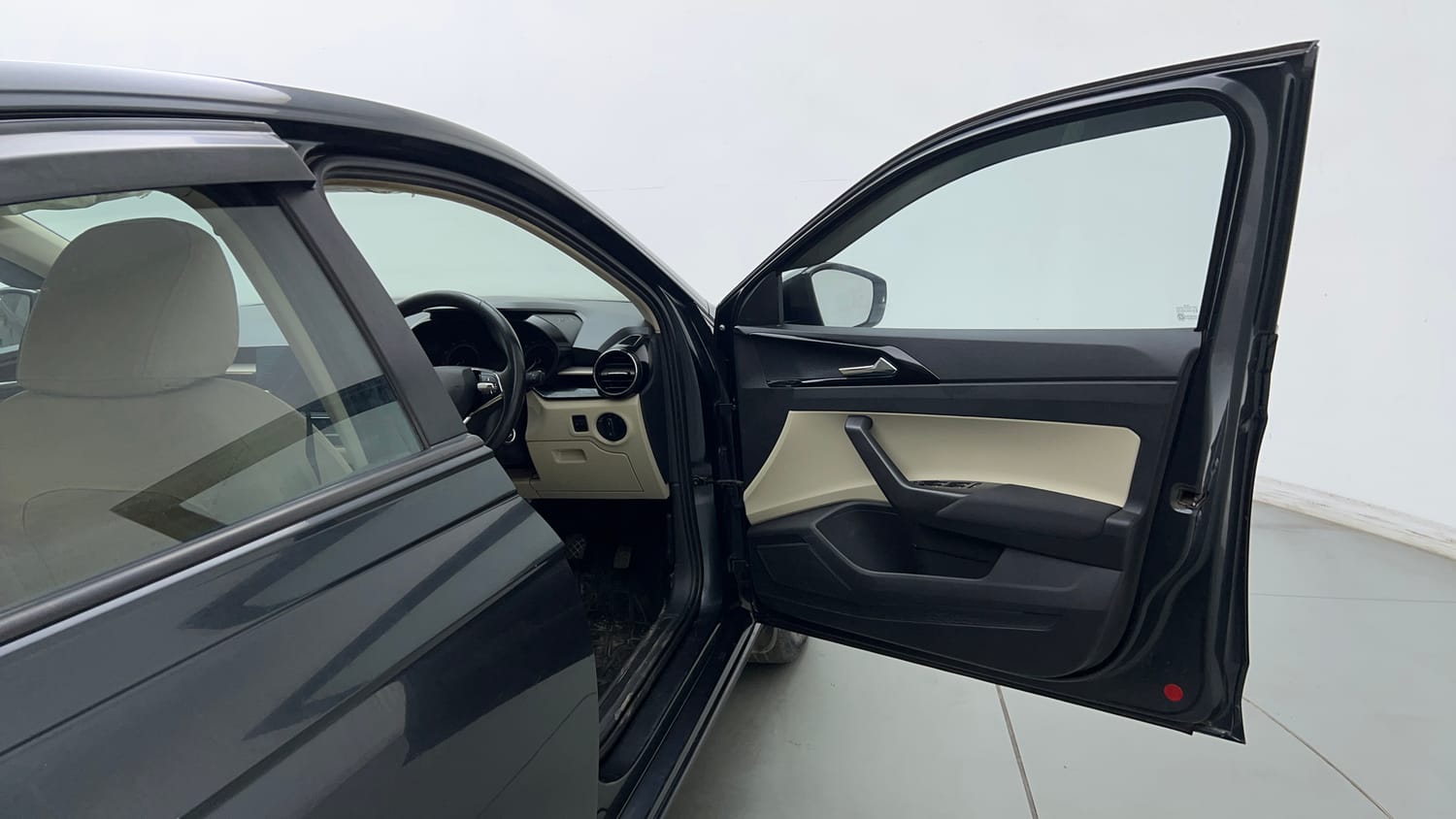 Used 2022 Skoda Slavia Ambition 1.0L TSI MT Petrol Manual interior RIGHT FRONT DOOR OPEN VIEW