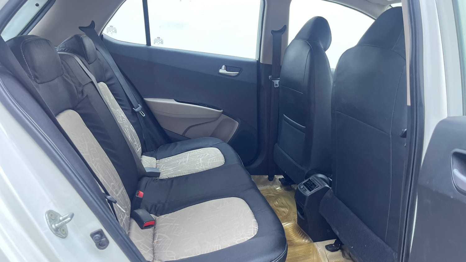 Used 2017 Hyundai Grand i10 Sportz (O) AT 1.2 Kappa VTVT Petrol Automatic interior RIGHT SIDE REAR DOOR CABIN VIEW