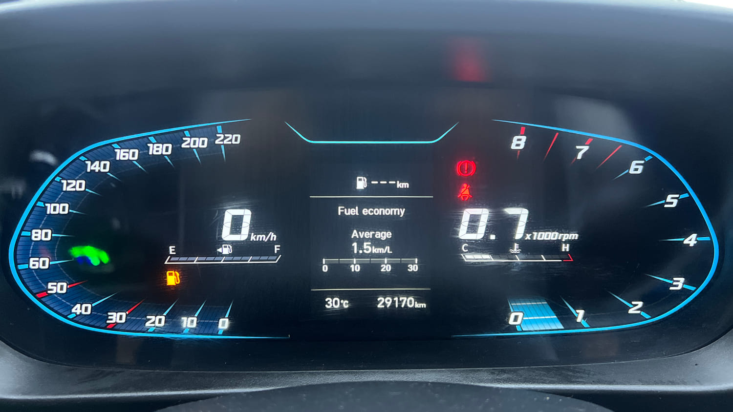 Used 2023 Hyundai i20 Asta (O) 1.2 MT Petrol Manual interior CLUSTERMETER VIEW