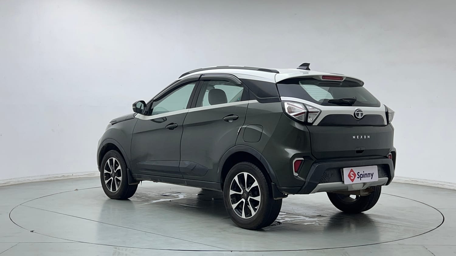 Used 2020 Tata Nexon XZ Plus (O) Petrol Manual exterior LEFT REAR CORNER VIEW