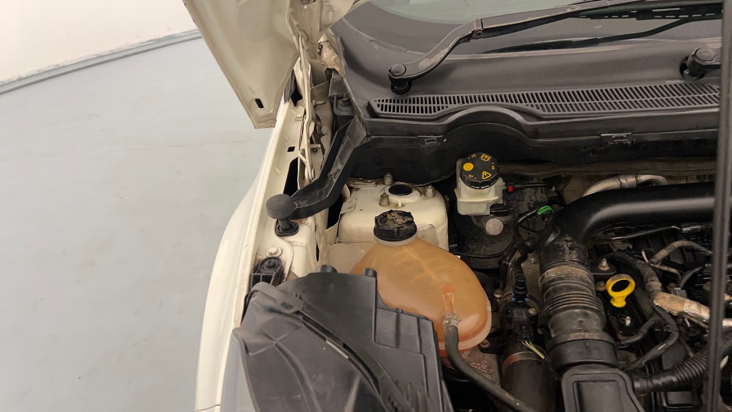 Used 2018 Ford EcoSport S Petrol Petrol Manual engine ENGINE RIGHT SIDE HINGE & APRON VIEW