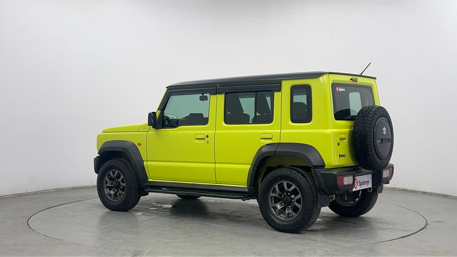 Used 2023 Maruti Suzuki Jimny Alpha AT Petrol Automatic exterior LEFT REAR CORNER VIEW