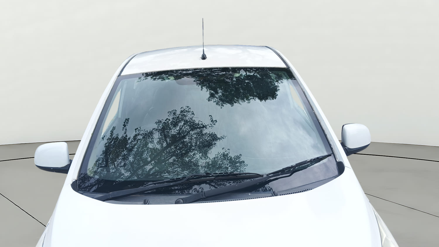 Used 2017 Hyundai Eon Sportz Petrol Manual exterior FRONT WINDSHIELD VIEW