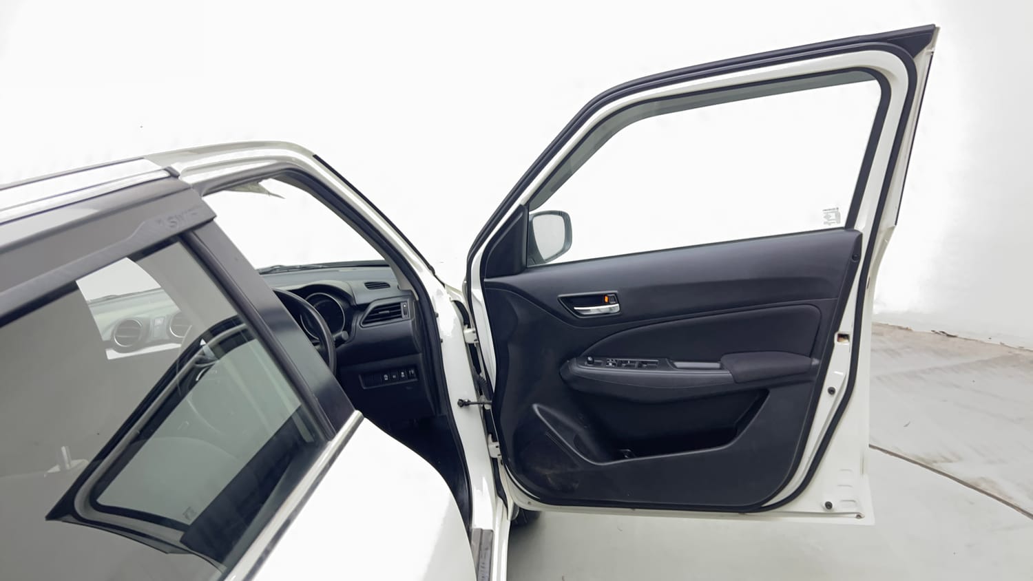 Used 2021 Maruti Suzuki Swift VXi AMT Petrol Automatic interior RIGHT FRONT DOOR OPEN VIEW