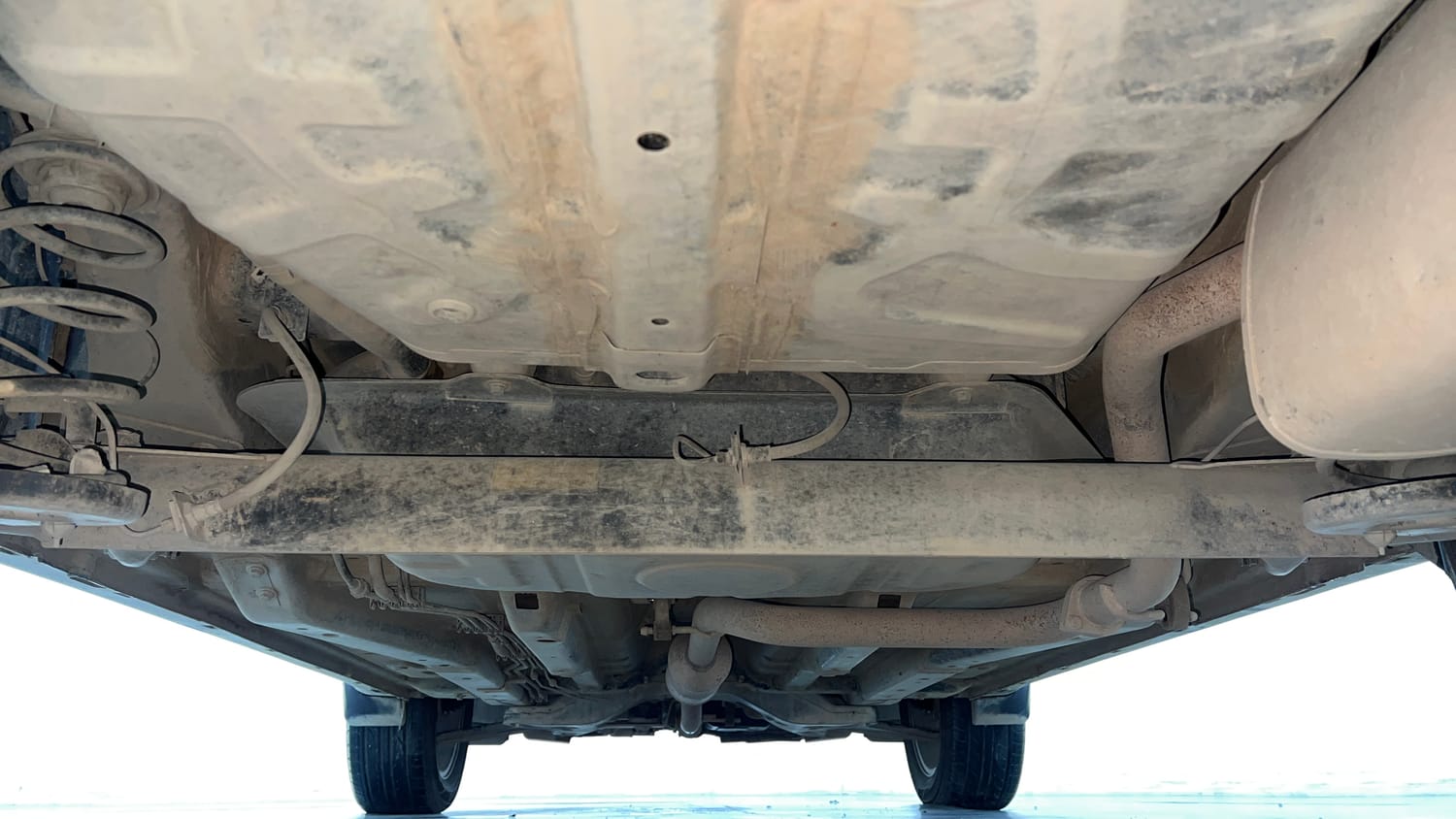 Used 2020 Tata Nexon XZ Plus (O) Petrol Manual extra REAR UNDERBODY VIEW (TAKEN FROM REAR)
