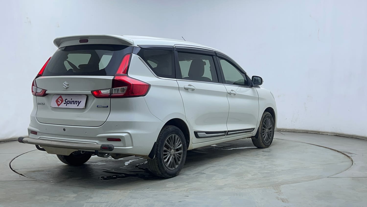 Used 2021 Maruti Suzuki New Ertiga VXi AT Petrol Automatic exterior RIGHT REAR CORNER VIEW
