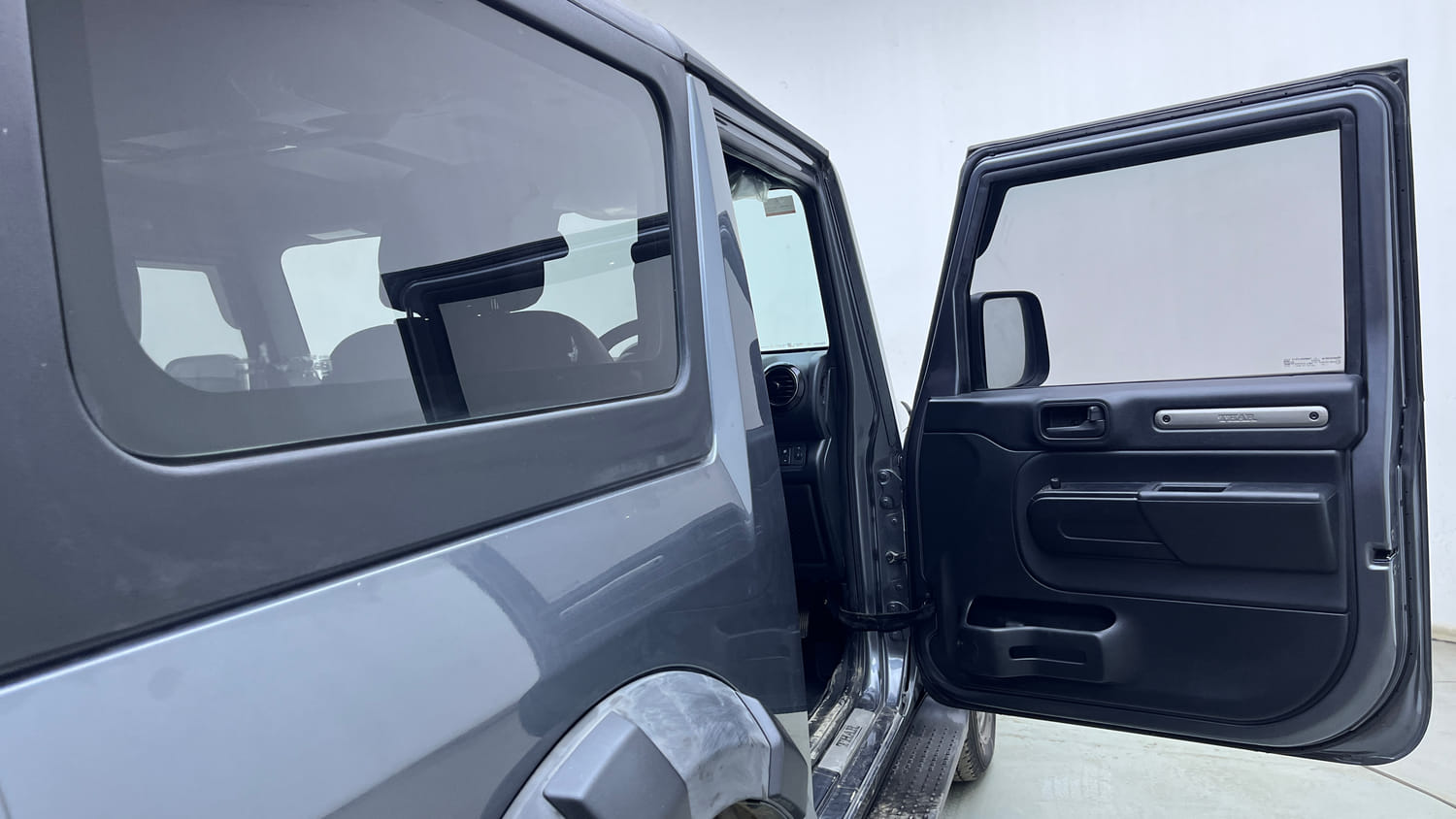 Used 2022 mahindra Thar LX Hard Top Diesel MT 4WD Diesel Manual interior RIGHT FRONT DOOR OPEN VIEW