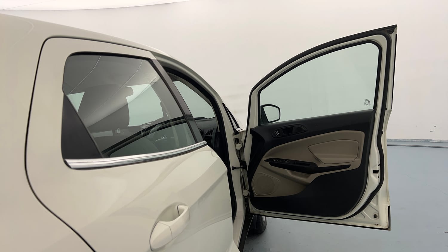 Used 2019 Ford EcoSport Trend 1.5L Ti-VCT Petrol Manual interior RIGHT FRONT DOOR OPEN VIEW