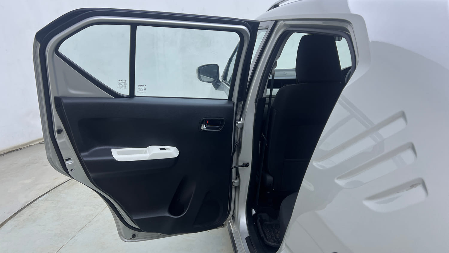 Used 2024 Maruti Suzuki Ignis Alpha 1.2 AMT Petrol Automatic interior LEFT REAR DOOR OPEN VIEW
