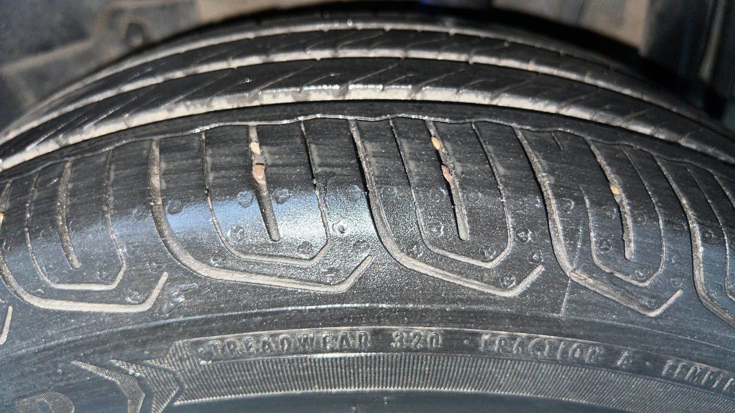 Used 2021 Tata Tigor XZ Petrol Manual tyres LEFT REAR TYRE TREAD VIEW