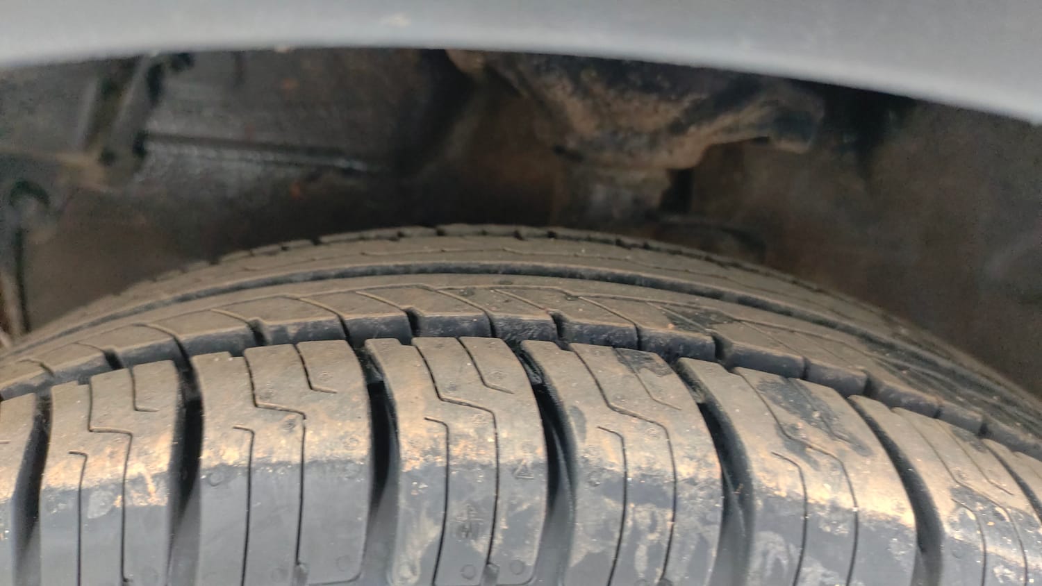 Used 2020 Maruti Suzuki Celerio X VXi Petrol Manual tyres LEFT FRONT TYRE TREAD VIEW
