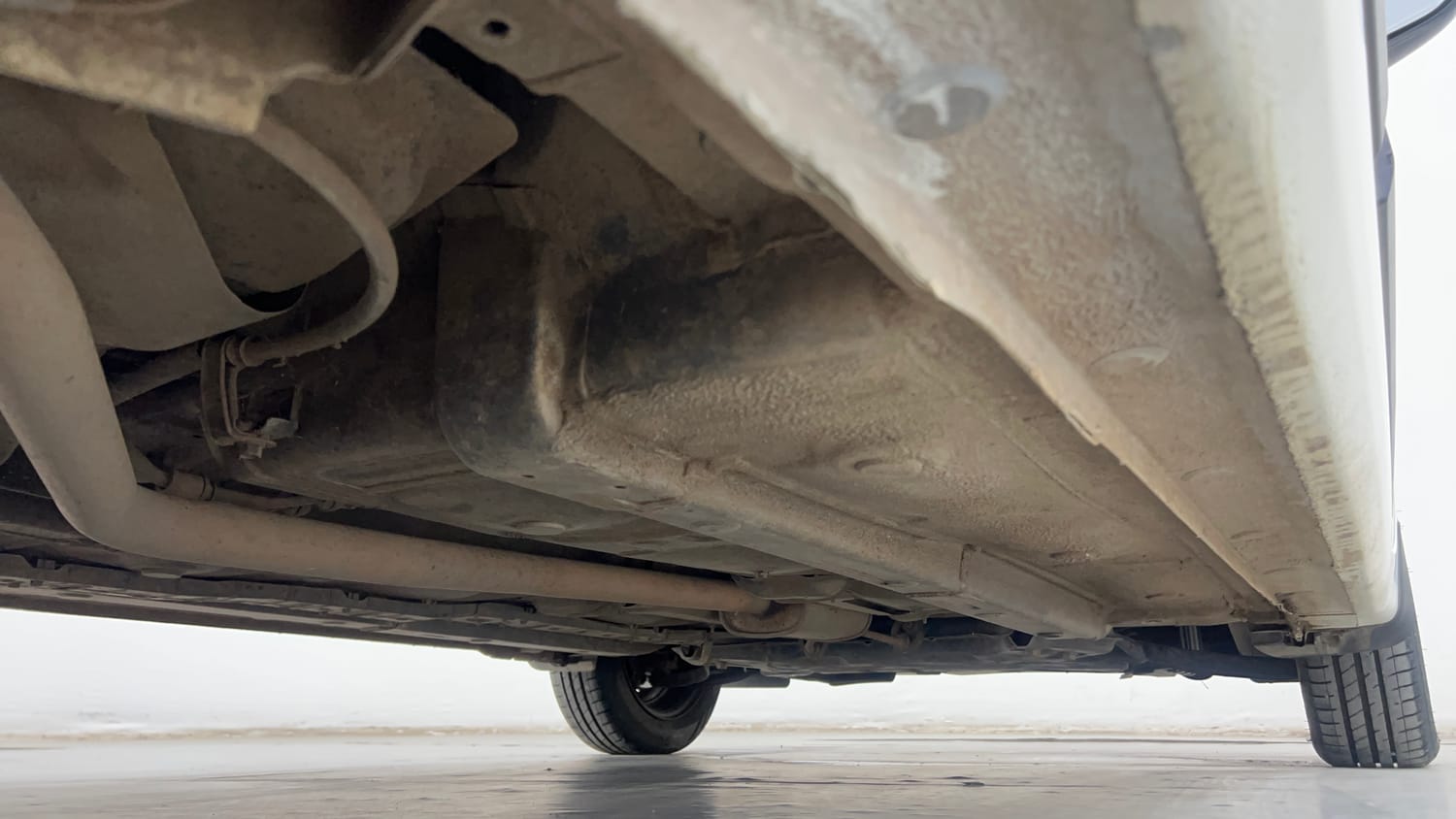 Used 2018 Hyundai Grand i10 Magna 1.2 Kappa VTVT Petrol Manual extra REAR RIGHT UNDERBODY VIEW
