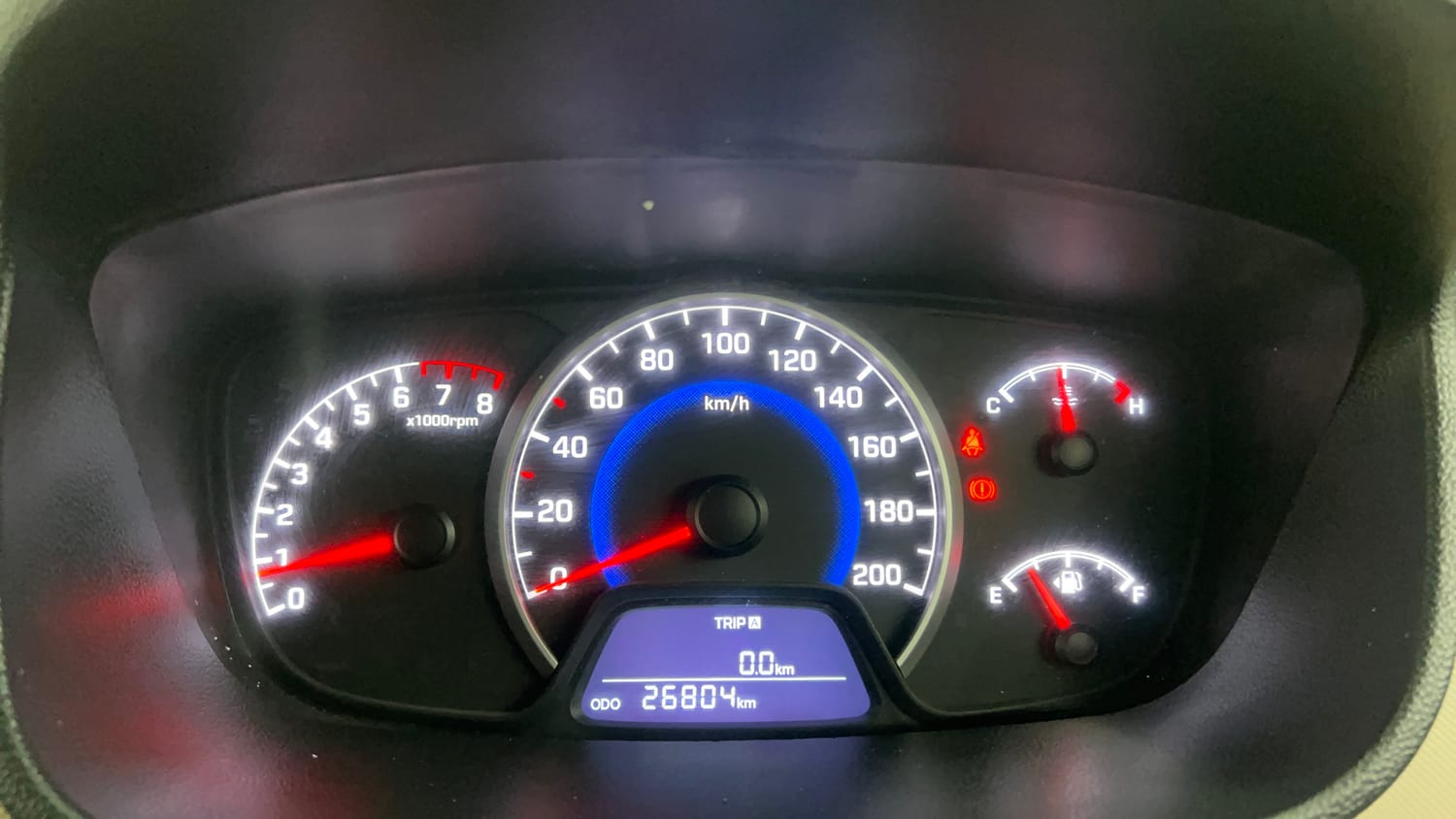 Used 2018 Hyundai Grand i10 Magna 1.2 Kappa VTVT Petrol Manual interior CLUSTERMETER VIEW